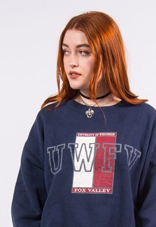 VINTAGE 90'S WISCONSIN COLLEGE SWEATSHIRT