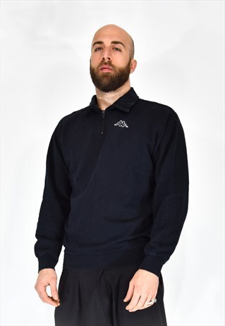 KAPPA BLUE HIGH NECK SWEATSHIRT