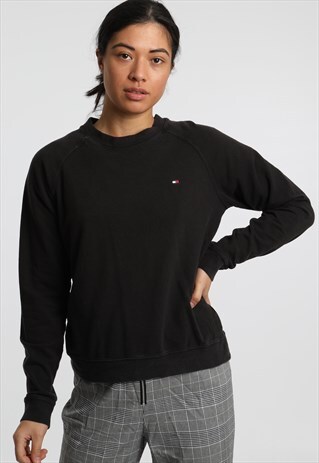 90S TOMMY HILFIGER EMBROIDERED LOGO SWEATSHIRT