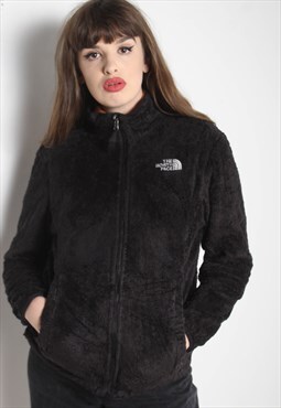 Vintage The North Face Chunky Fleece Jacket Black