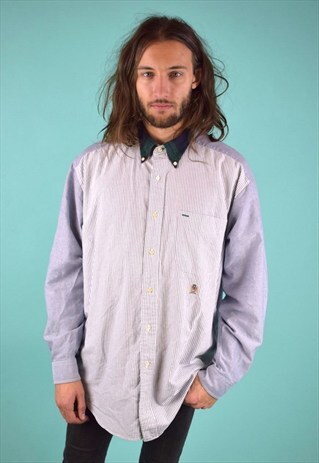 VINTAGE 90'S TOMMY HILFIGER STRIPED SHIRT