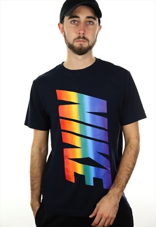 VINTAGE NIKE GRAPHIC SPELL OUT T SHIRT TEE