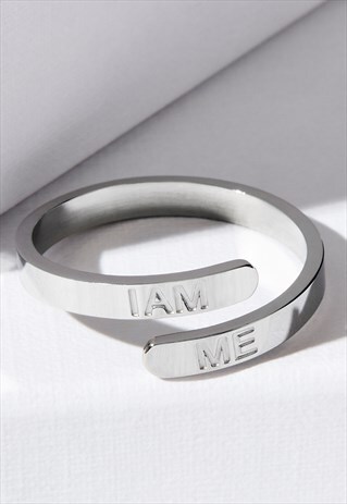 asos marketplace adjustable ring silver am jewellery watches