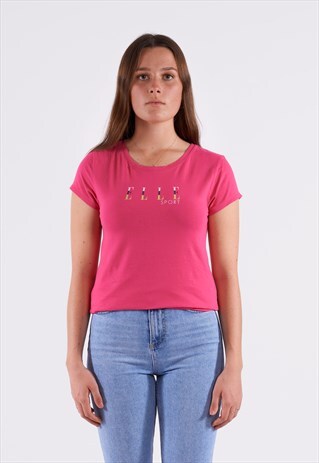 VINTAGE 90S ELLE PINK T-SHIRT