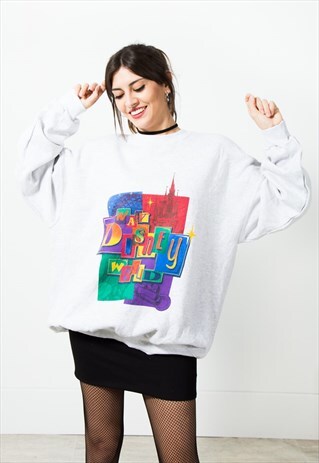 VINTAGE 90S DISNEY SWEATSHIRT OVERSIZED / S2011