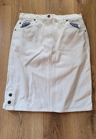 VINTAGE WHITE VALENTINO SKIRT 31