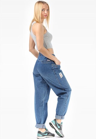 TAPERED MOM JEANS BAGGY