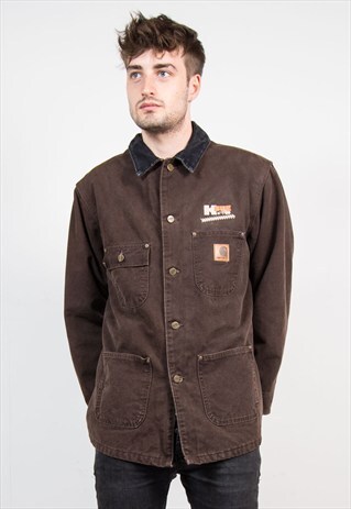 CARHARTT BROWN CHORE JACKET