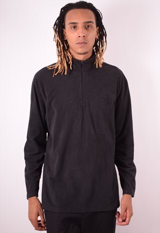 THE NORTH FACE MENS VINTAGE FLEECE JUMPER XL BLACK 90S