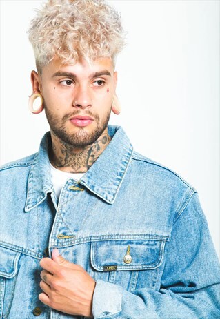 VINTAGE 80S ORIGINAL LEE BASIC DENIM JACKET / S6709