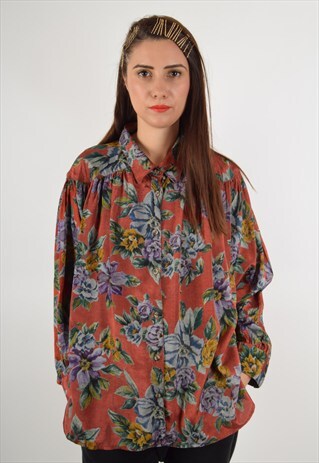 VINTAGE SHIRT FLORAL PRINT (1824)