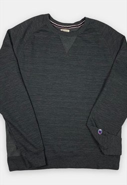 Vintage Champion embroidered grey sweatshirt size XL