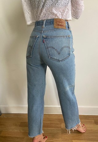 REWORKED HIGH WAIST MOM JEANS