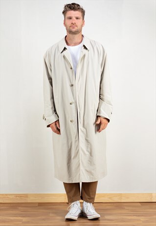 VINTAGE 80'S BUGATTI TRENCH COAT