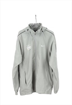 Vintage Nike Light Jacket in Grey - L