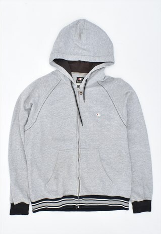 VINTAGE 90'S CHAMPION HOODIE SWEATER GREY