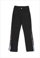 TWO TONE COWBOY FLARED HIGH WAISTED PANTS