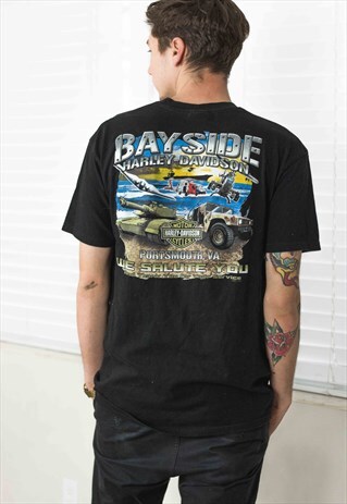 VINTAGE HARLEY DAVIDSON T-SHIRT LOGO 90S XL 8.8
