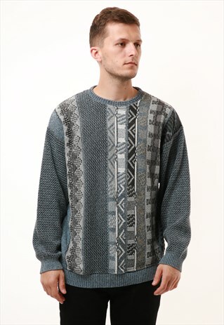90S VINTAGE ITALIAN BOSCH KNITWEAR SWEATER 15214