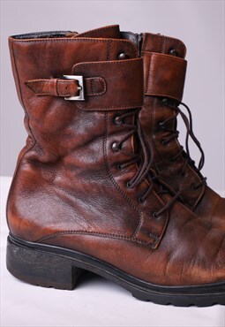 Vintage Geox  Leather Boots in Brown