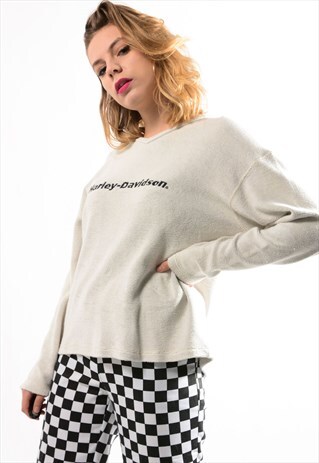 VINTAGE HARLEY- DAVIDSON PLUSH SWEATSHIRT