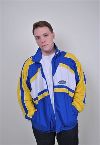 VINTAGE MULTICOLOR WINDBREAKER, 90S JAKO TRACK JACKET