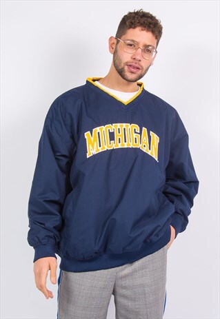 VINTAGE STARTER WINDBREAKER JACKET MICHIGAN