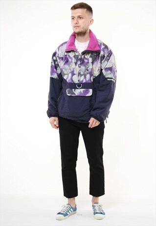 90S VINTAGE MAMMUT OLDSCHOOL TWO-SIDED ANORAK/FLEECE 14135
