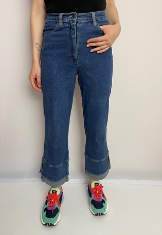 VINTAGE 90S BLUE FLARE JEANS