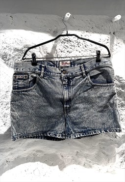 Crop Black denim Shorts - XXL