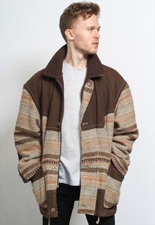 VINTAGE AZTEC INCA JACKET