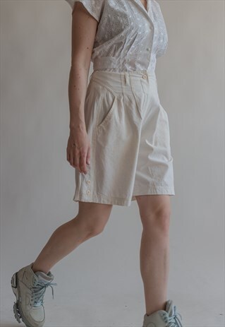 VINTAGE 80S BEACH SHORTS WITH POCKETS