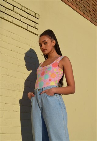 VINTAGE 90S POLKA DOT SWIMSUIT