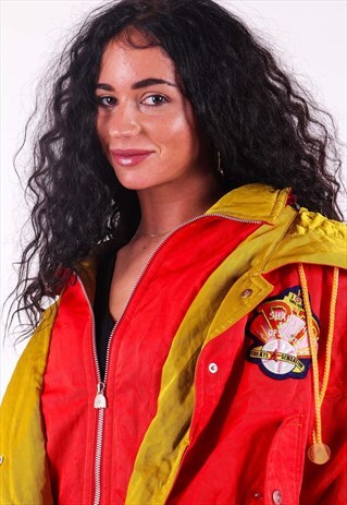 VINTAGE BASEBALL PUFFER JACKET J3446