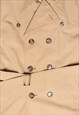 CLASSIC '70S LIGHT BROWN LONGLINE TRENCH COAT