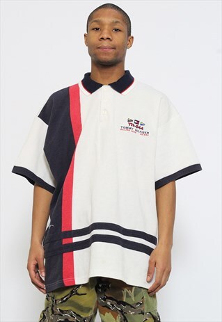 VINTAGE TOMMY HILFIGER SAILING GEAR POLO SHIRT
