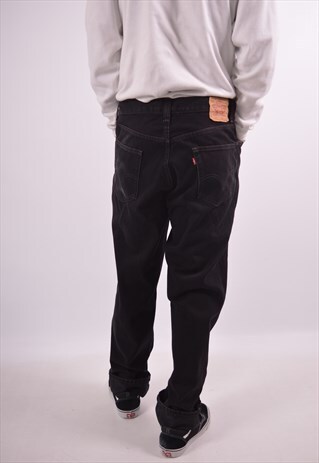 VINTAGE LEVI'S 550 JEANS RELAXED FIT BLACK