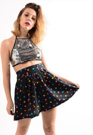 VINTAGE PATTERNED FESTIVAL SHORTS