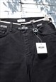MOSCHINO 00S STOCK BLACK DENIM SHORTS