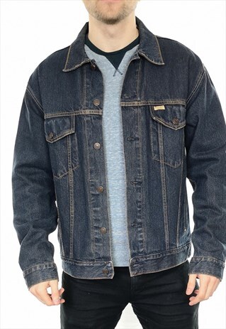 VINTAGE LEVI'S SIGNATURE DENIM JACKET IN DARK BLUE