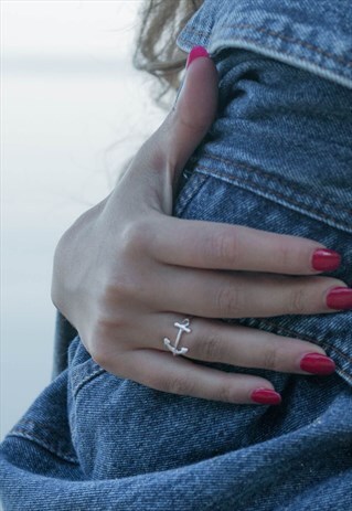 ANCHOR RING SILVER
