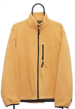 Vintage Timberland Yellow Full Zip Fleece Mens