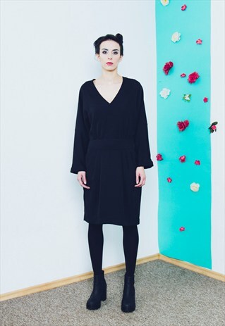 VINTAGE SMART DAY LITTLE BLACK DRESS 90S