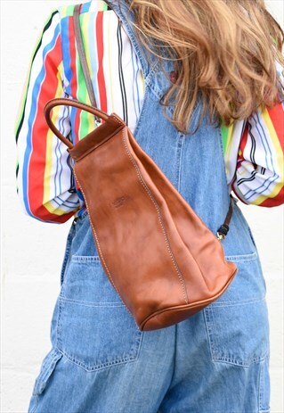 VINTAGE I MEDICI FIRENZI GENUINE LEATHER BAG