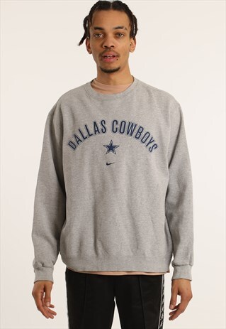 VINTAGE NIKE DALLAS COWBOYS PRINT SWEATSHIRT
