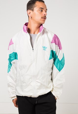 VINTAGE 80S ADIDAS SHELL SPORT JACKET / S1140