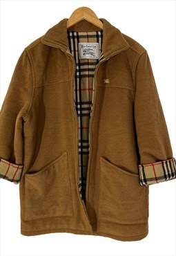 Vintage Burberry brown wool jacket, Size M