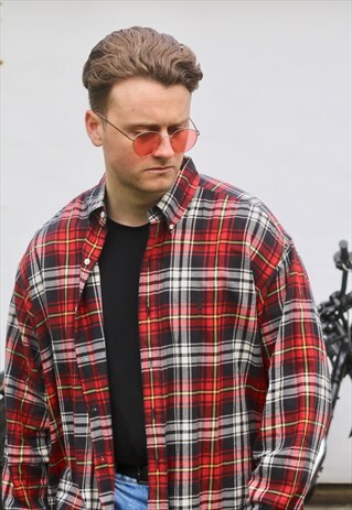 RALPH LAUREN BLAKE USA TARTAN PLAID SHIRT