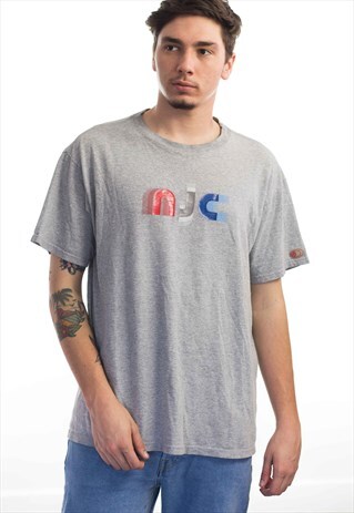 VINTAGE NAUTICA LOGO T-SHIRT 90S L 7.7