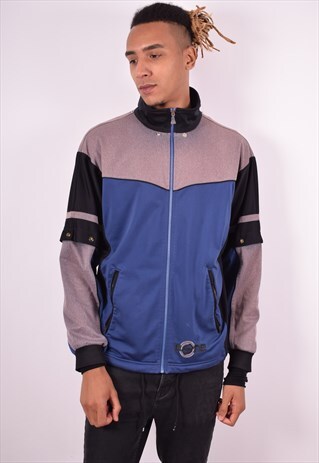 LOTTO MENS VINTAGE TRACKSUIT TOP JACKET LARGE MULTI 90S
